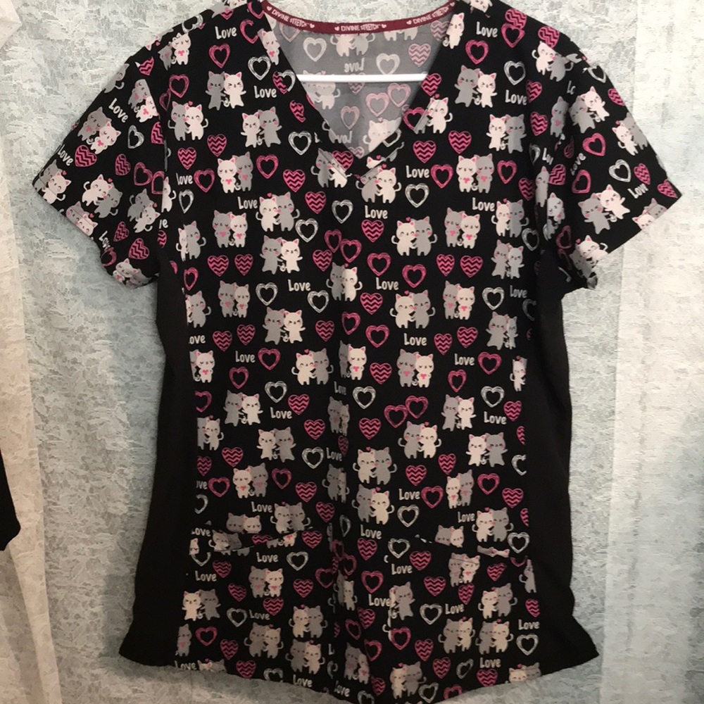 Divine Stretch scrub Top